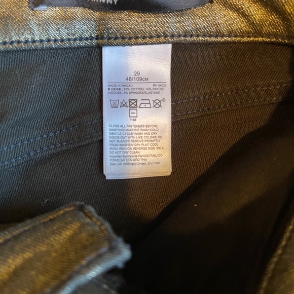 Banana Republic SZ 29 Gold Metallic High Rise Skinny Jeans! - Picture 4 of 11